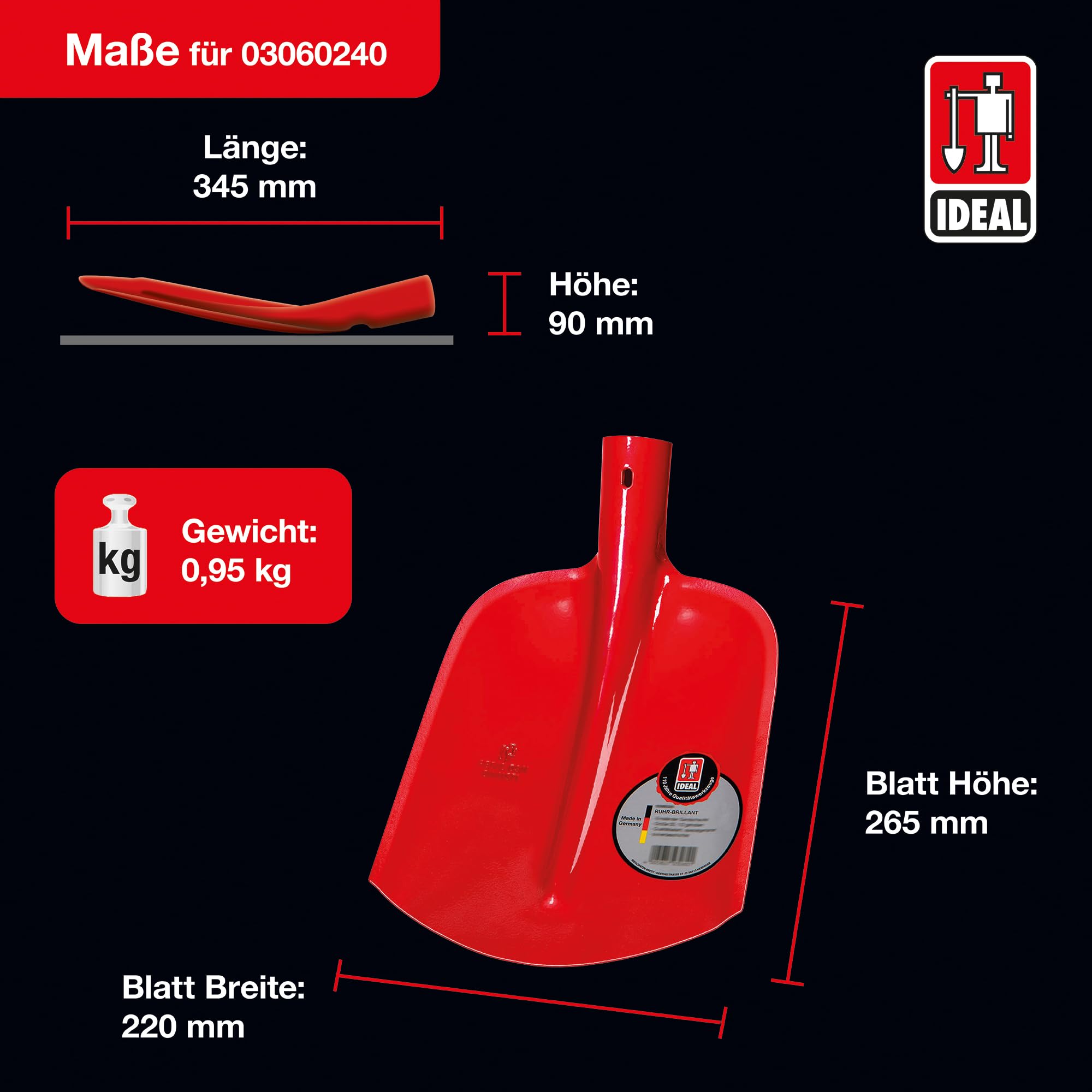 Ideal 601806 - Herramienta Manual de jardinería
