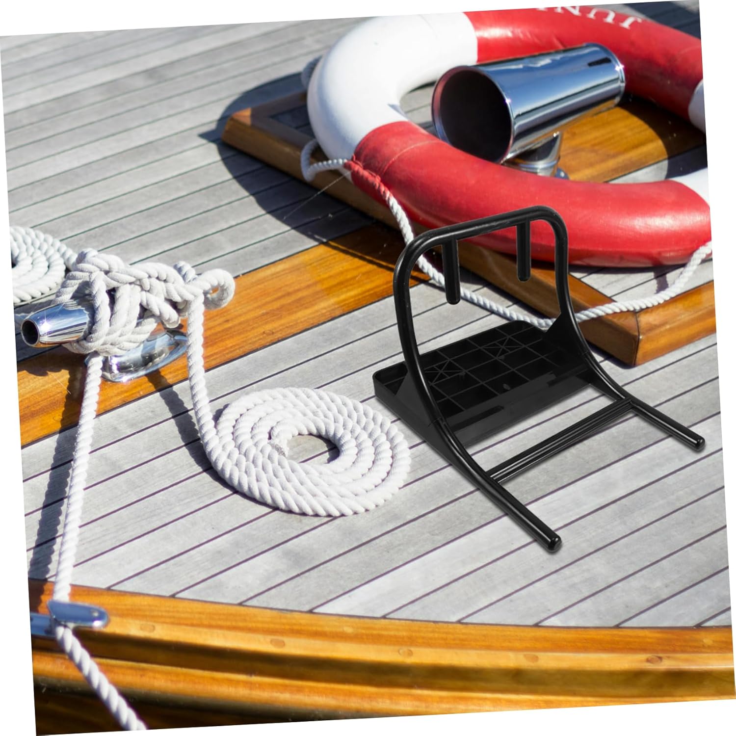 Inflatable Boat Motor Mount Bracket Support for Canoe and Kayak Easy Installation for Engine for Outdoor Fishing