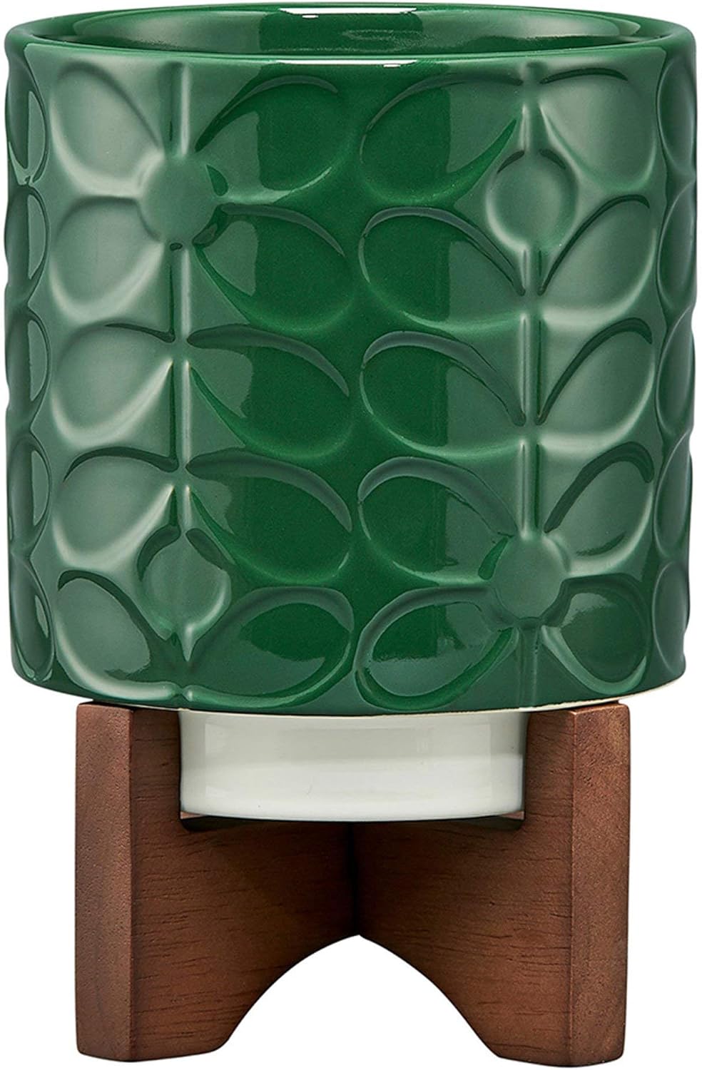 Orla Kiely Ceramic Plant Pot, Tomato, One Size