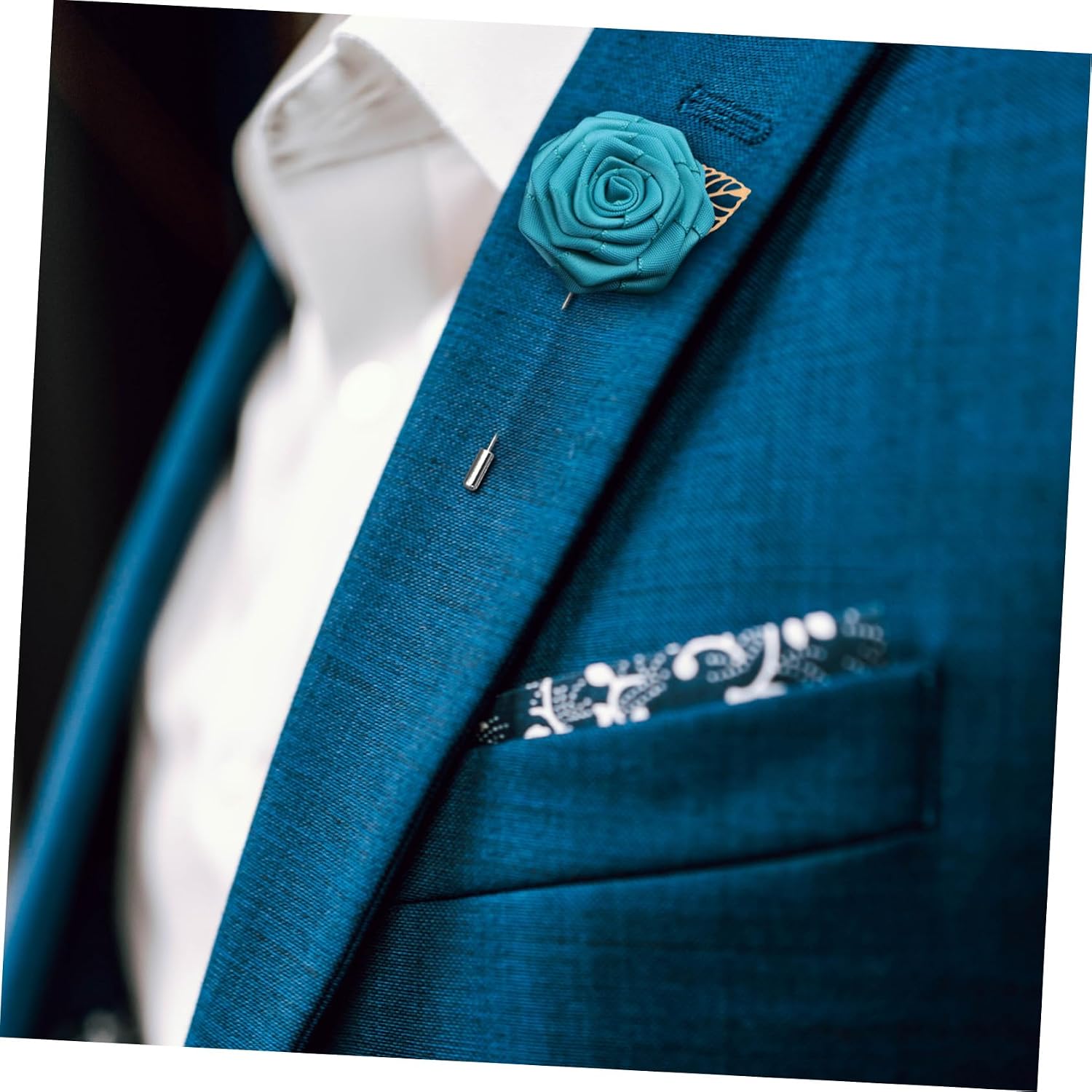 DOITOOL 20pcs 90mm Blank Boutonniere Pin Sticks Metal Corsage Pins Brooch Sticks with Ball Heads Lapel DIY Jewelry Craft