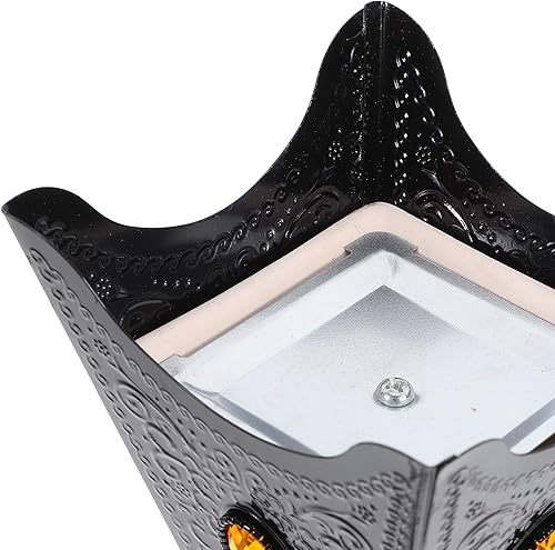 Miniatura 9 de Cabilock Quemador de incienso eléctrico de metal, quemador de Bakhoor de mesa de Oriente Medio, incensario eléctrico para el hogar, oficina, yoga,