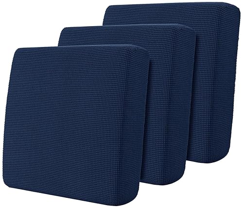 Hokway Stretch Couch Cushion Covers, 3 Piece Individual Sofa Cushion