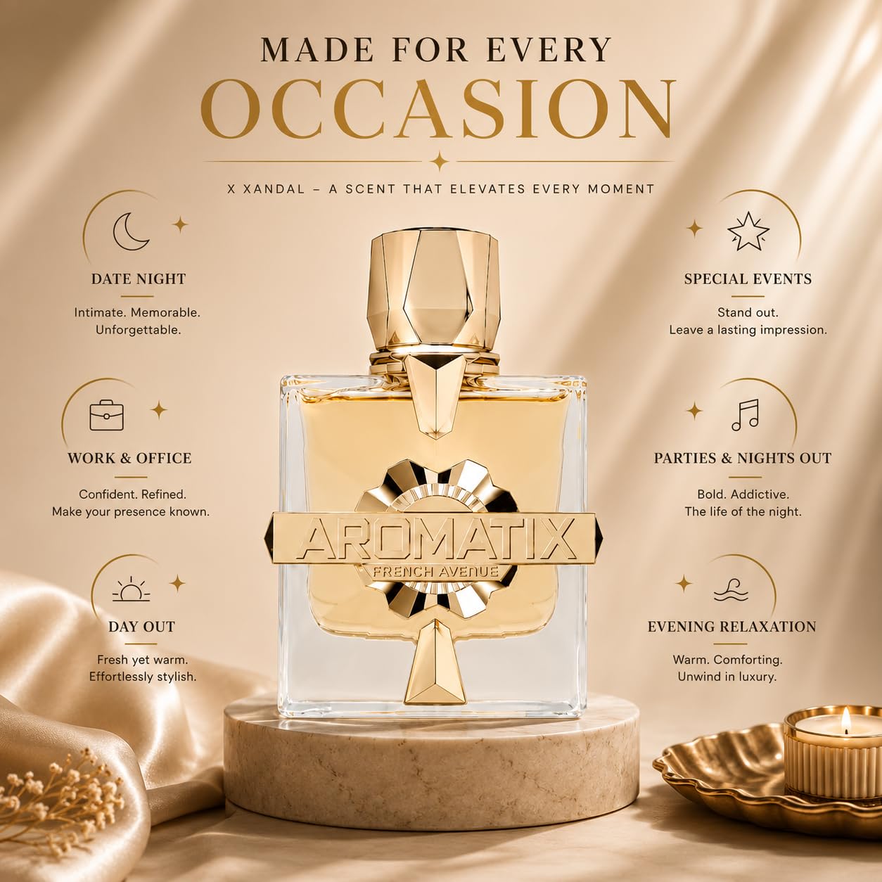 Amazon.com : French Avenue - Aromatix X Xandal - Extrait De Parfum