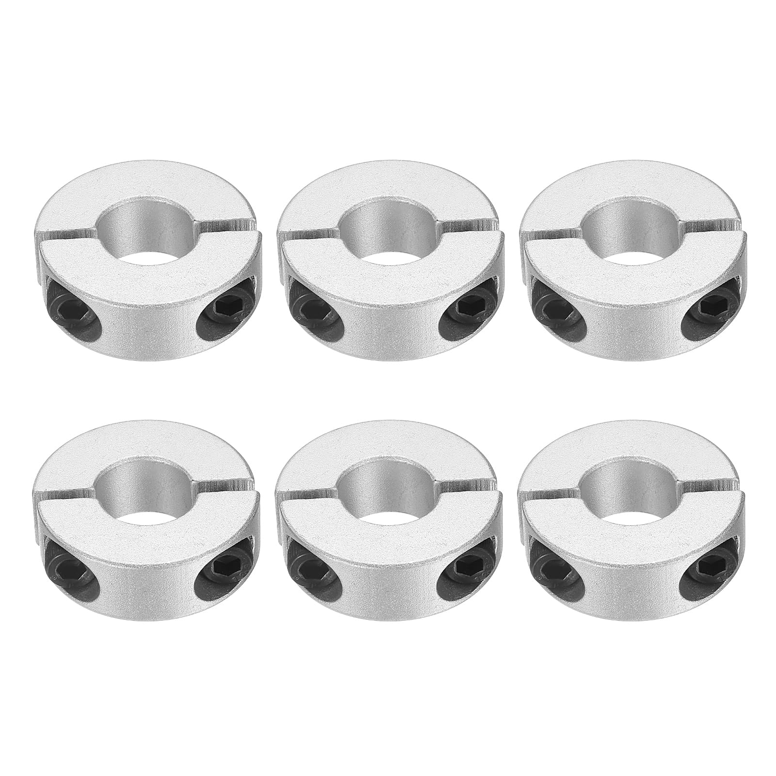 Aluminum Shaft Collars - 8 Pack, Secure Grip -21 Aluminum Shaft Collars - 8 Pack, Secure Grip -21