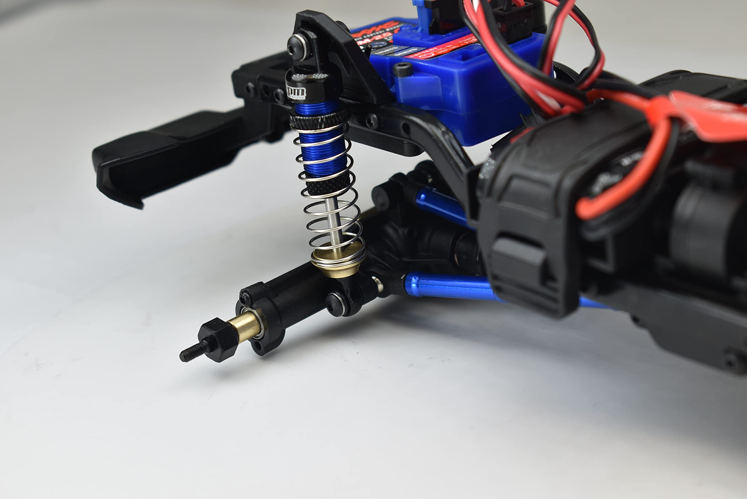 PALUMMA RC Essieu de roue large pour TRX4M, RC CVD en acier avant et arrière élargi 5 mm Kit pour pièces de voiture TRAXXAS-1/18 4WD TRX4M RC Crawler