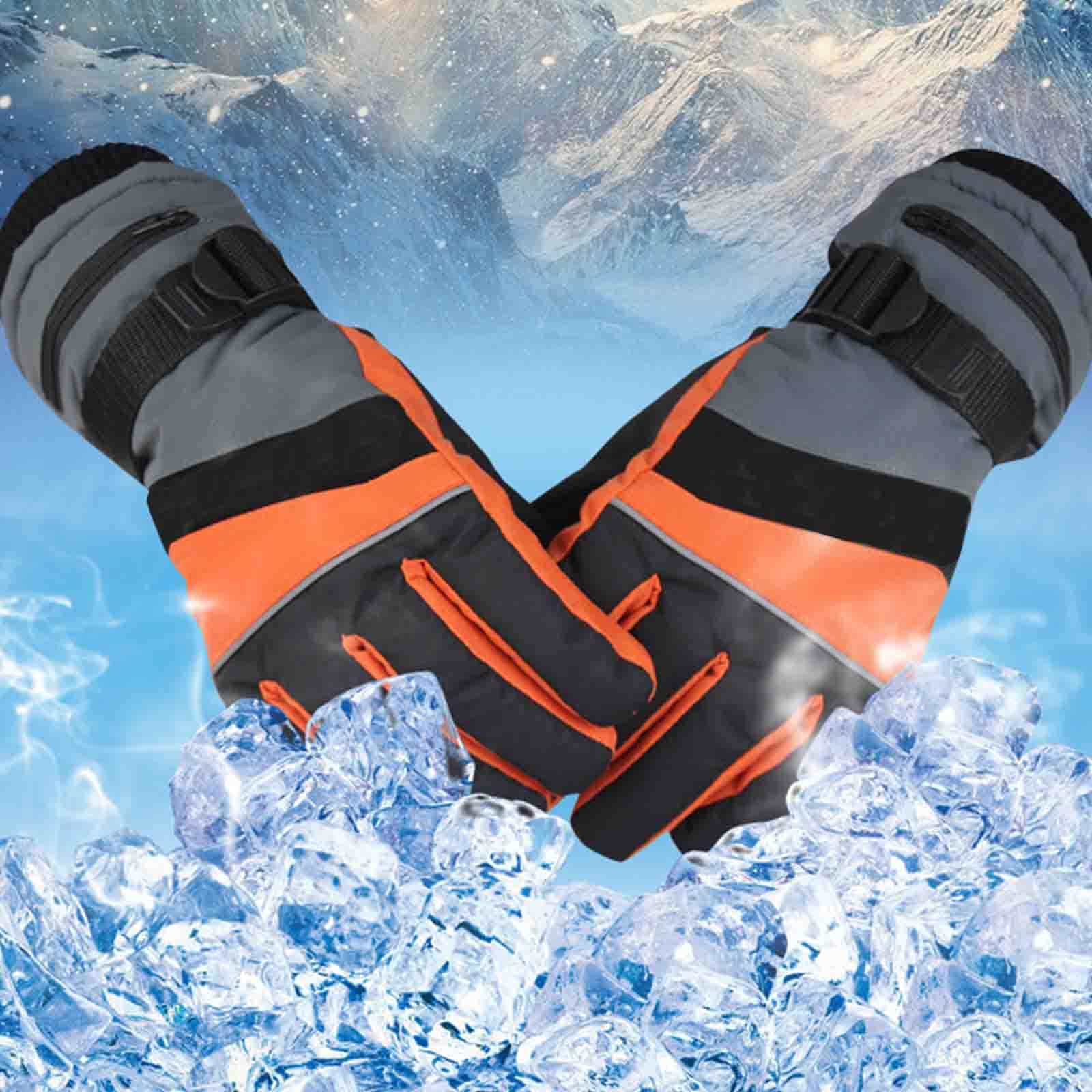CHEWYNP Guanti Scaldamani, Guanti Termici Riscaldabili Portatili, Guanti Riscaldati a Batteria Elettrica Ricaricabile per Uomo Guanti da Donna per Arrampicata Escursionismo Ciclismo, Pesca