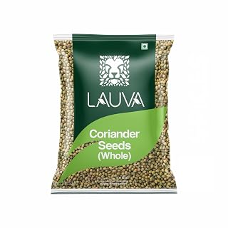 LAUVA Natural Coriander Seeds Whole - 1kg (250g X 4) I Dhania Seeds I Sabut Dhania I Dhania Seeds Whole