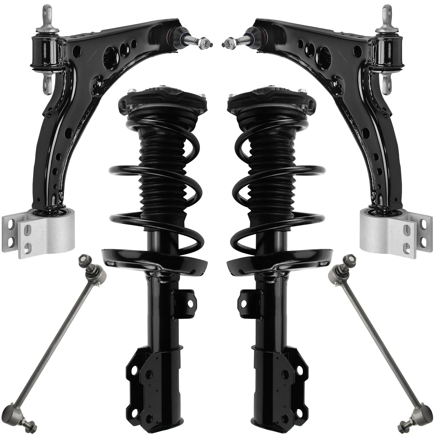 Detroit Axle - 6pc Front Struts Kit for 16-19 Chevy Cruze LT - GAS Premier