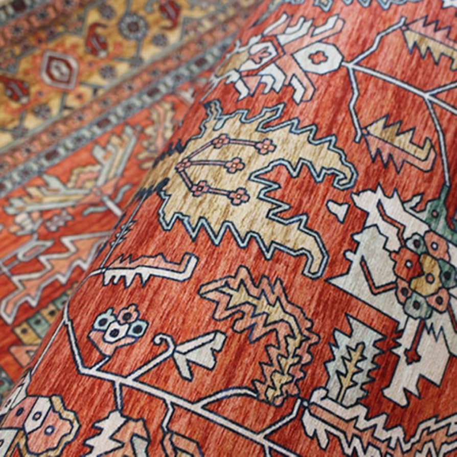 ペルシャ絨毯風　ラグ　カーペット　ヴィンテージ Amazon | ペルシャ絨毯風 ラグ ダイニングラグ ダイニング