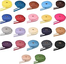Faux Suede Strap Tape Trimming, Two Size Widths 10mm & 20mm, 22 Colours, Strong Soft Smooth Leather Suede Trim Braid by Neotrims. Pliable 2mm Thick Fake Suede Ribbon for Multi Purpose Crafts.