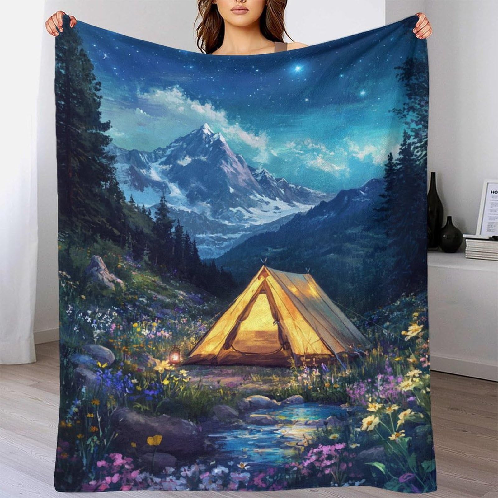 Couverture de camping chaude contre le froid des quatre saisons