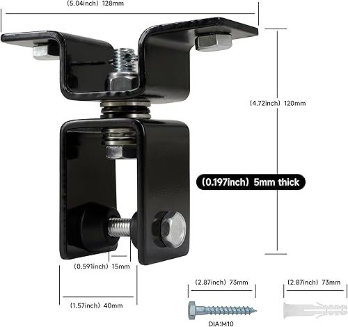 Miniatura 3 de Gancho giratorio para saco de boxeo con gancho giratorio de 360 grados, soporte de pared de techo resistente para boxeo MMA, entrenamiento