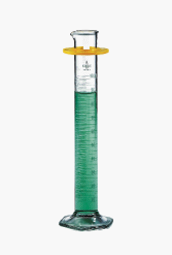 Kimble Chase KIMAX 20026-10 Borosilicate Glass Serialized and Certified Class A Graduated Cylinder, Calibrated to Deliver, 10mL Capacity (Case of 6)