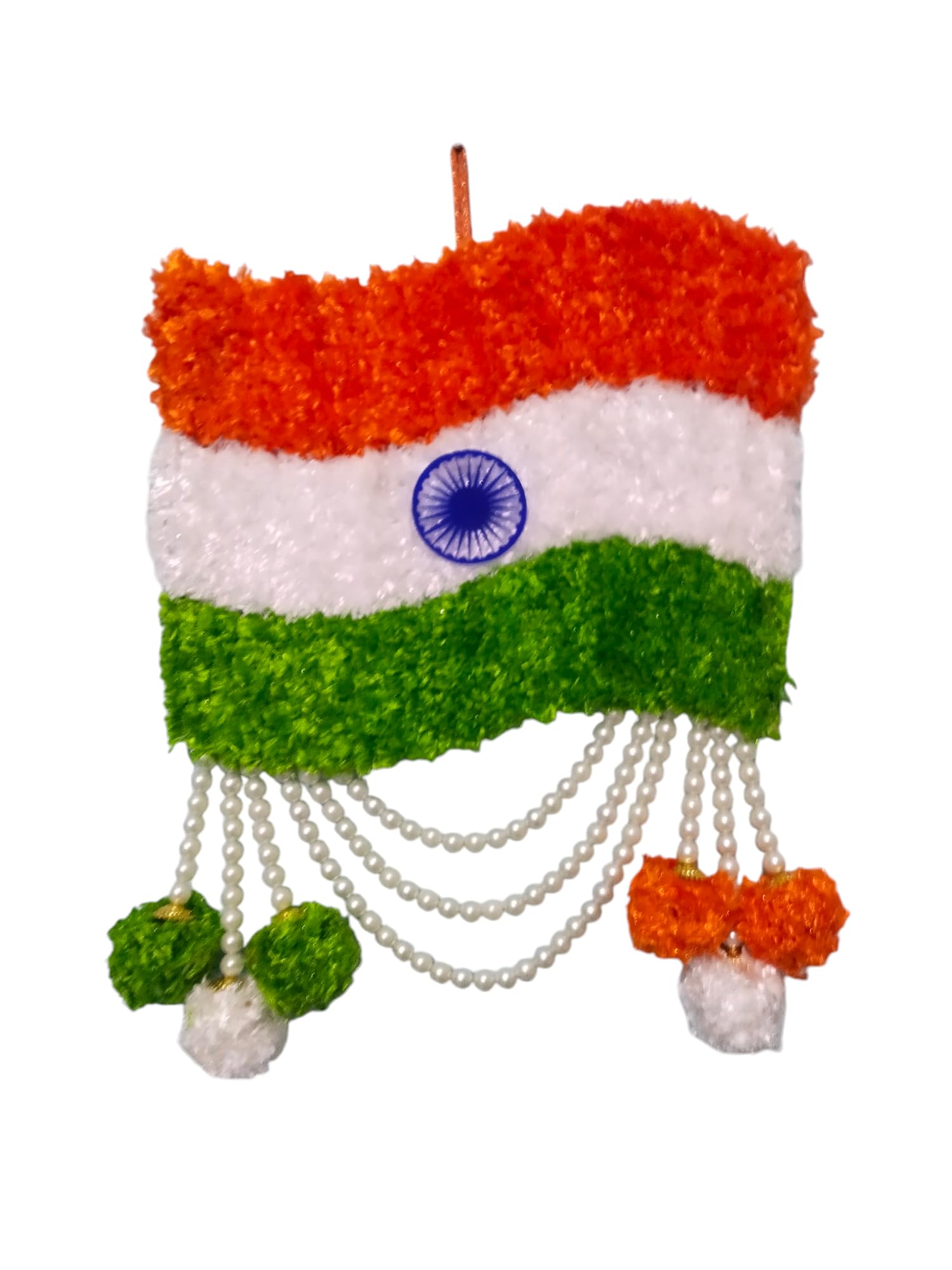 Narayan Dream Catcher | Macrame Wall 15 August Festival Special tiranga Flag Hand Made Room Decoration, Green-image-35
