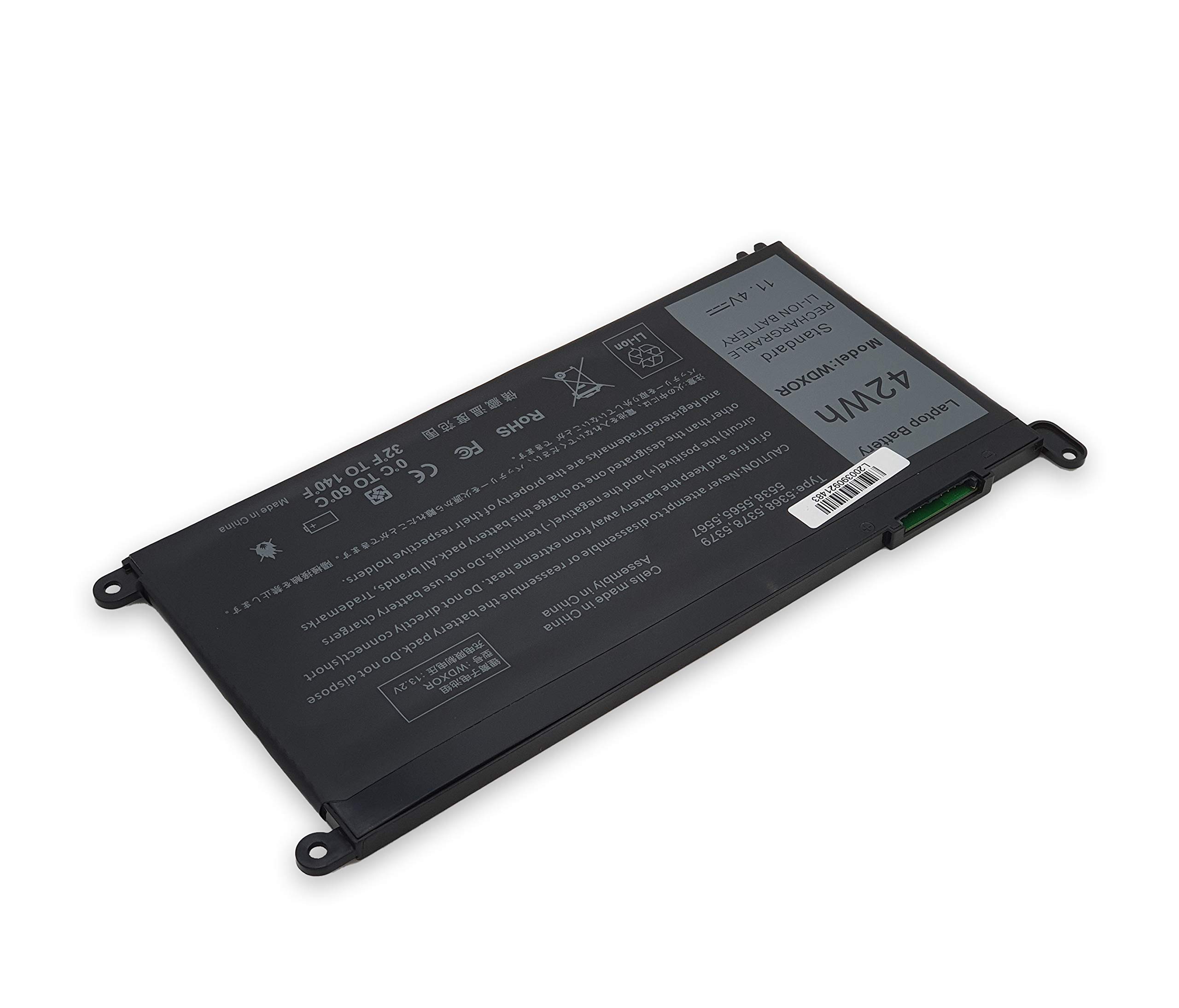 New Net - Batteria WDX0R [ 11.4 V - 3680 mAh ] compatibile con Dell P62F, P62F001, P35E, P35E001, P35E002, P66F, P66F001, P66F002, P66F003, P74G, P74G001