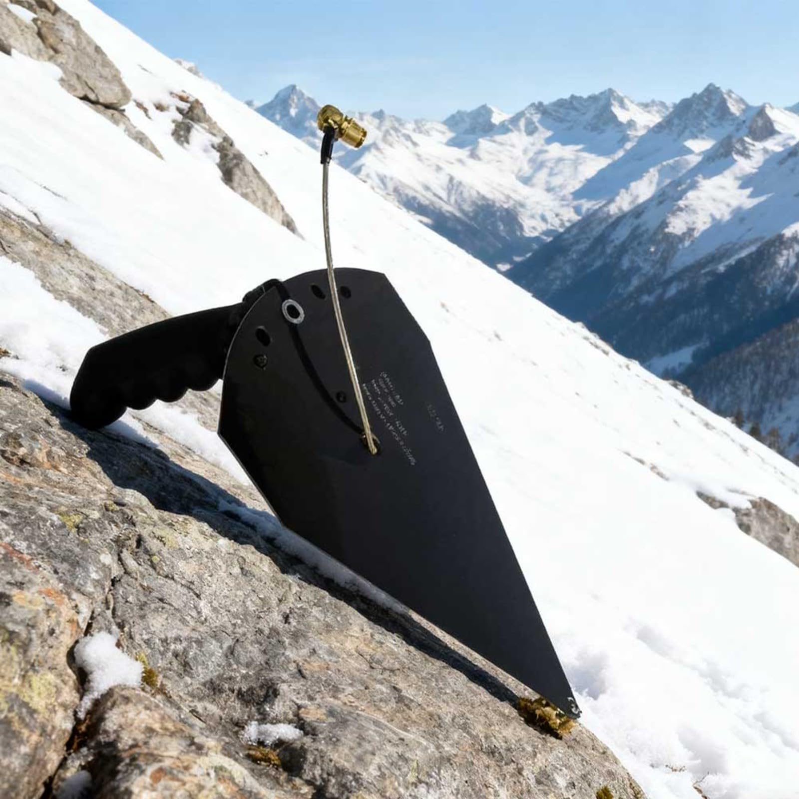 SL10 Log-Periodische Antenne, 50 MHz-6 GHz, hohe Verstärkung, 7 dBi, niedriger VSWR für HF-Tests, Signalüberwachung, Außeneinsatz, schwarze Legierung, 225 cm (Antennengriff)