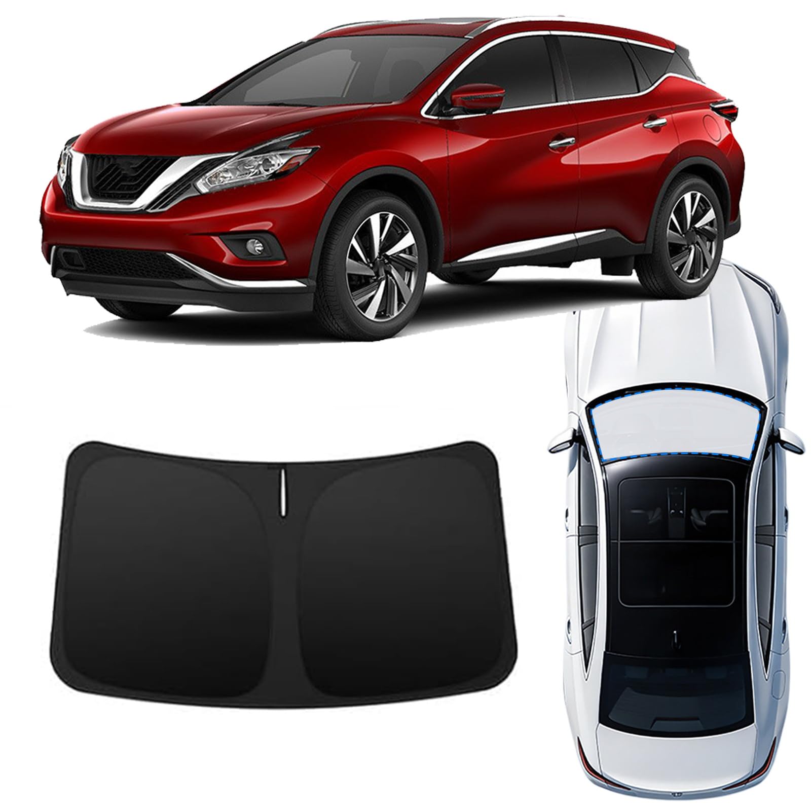 Rideaux magnétique Nissan Murano protection solaire