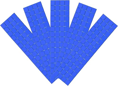 uxcell 1200 azulejos autoadhesivos de discoteca de 0.394 x 0.394 in, mini mosaico, azulejos cuadrados de vidrio para manualidades, bolas de