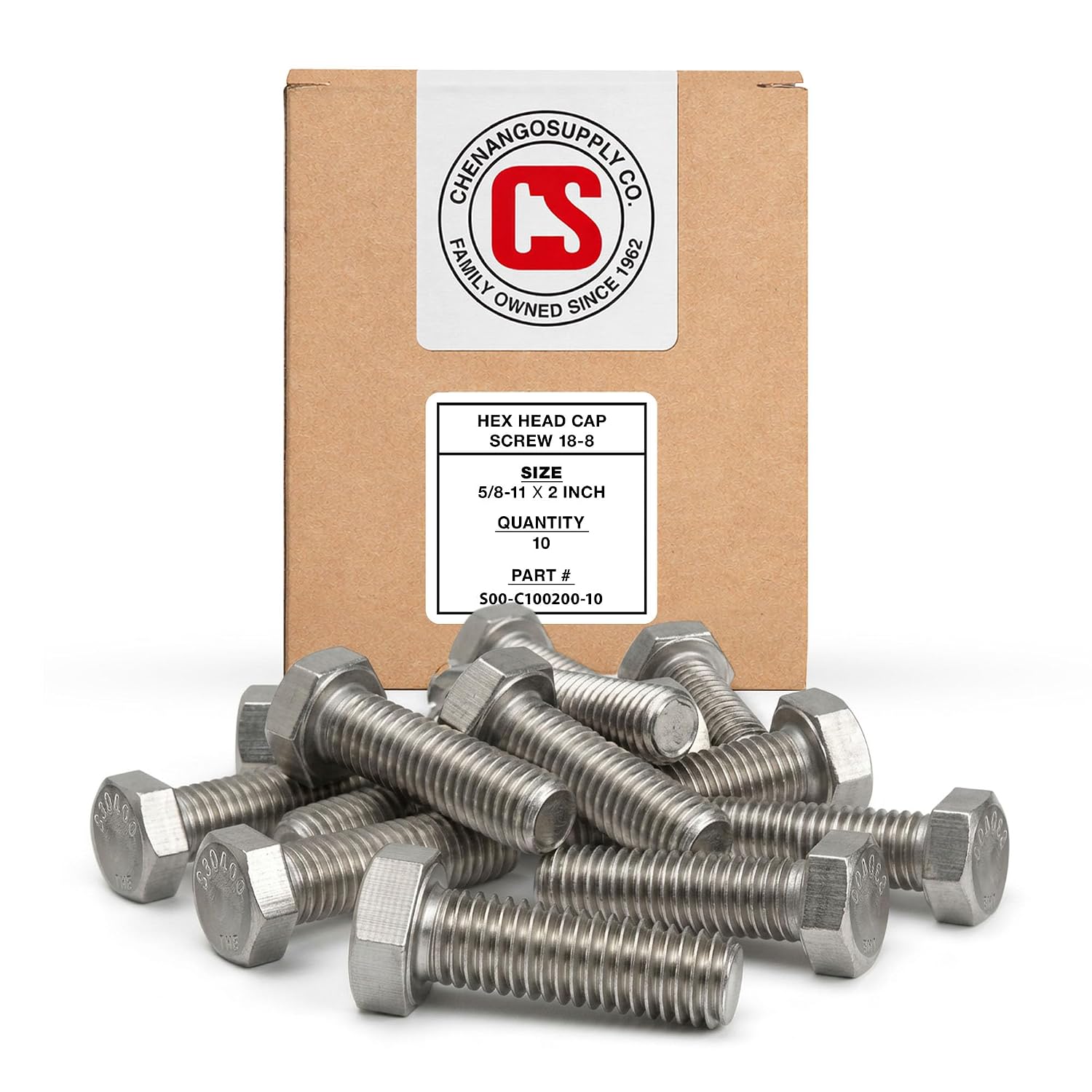 Stainless 5/8 Lock Washer, 304 Stainless Steel, 25 Pieces