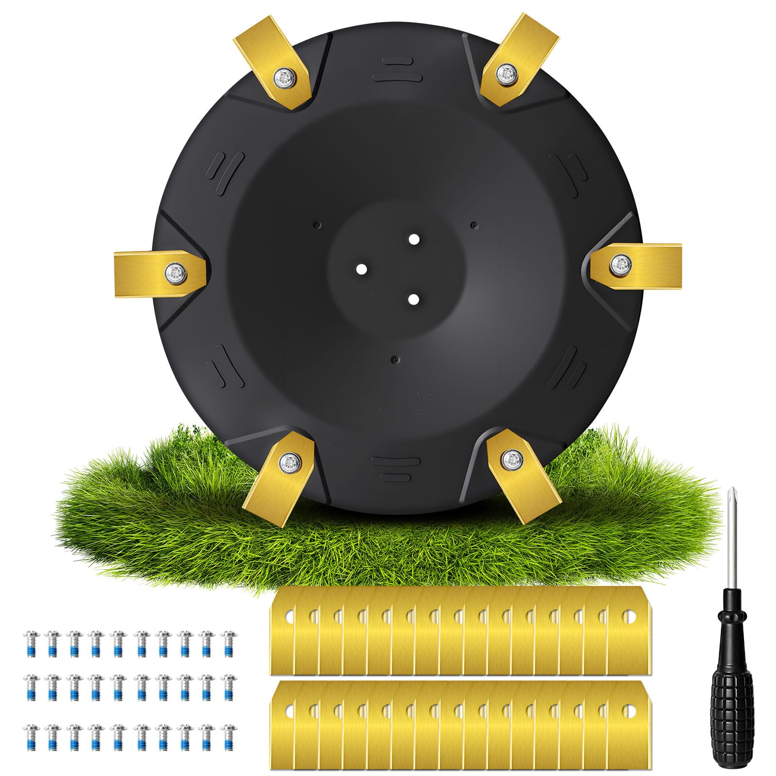 Blade Disc + 30 Blades, Compatible with ECOVACS Goat O500, O800