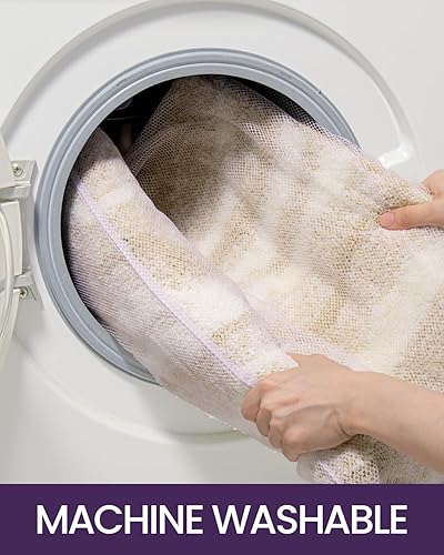 Miniatura 6 de DEXI Alfombra de baño de 24 x 36 pulgadas, antideslizante, lavable a máquina, alfombra de microfibra gruesa absorbente, alfombra de felpa suave para