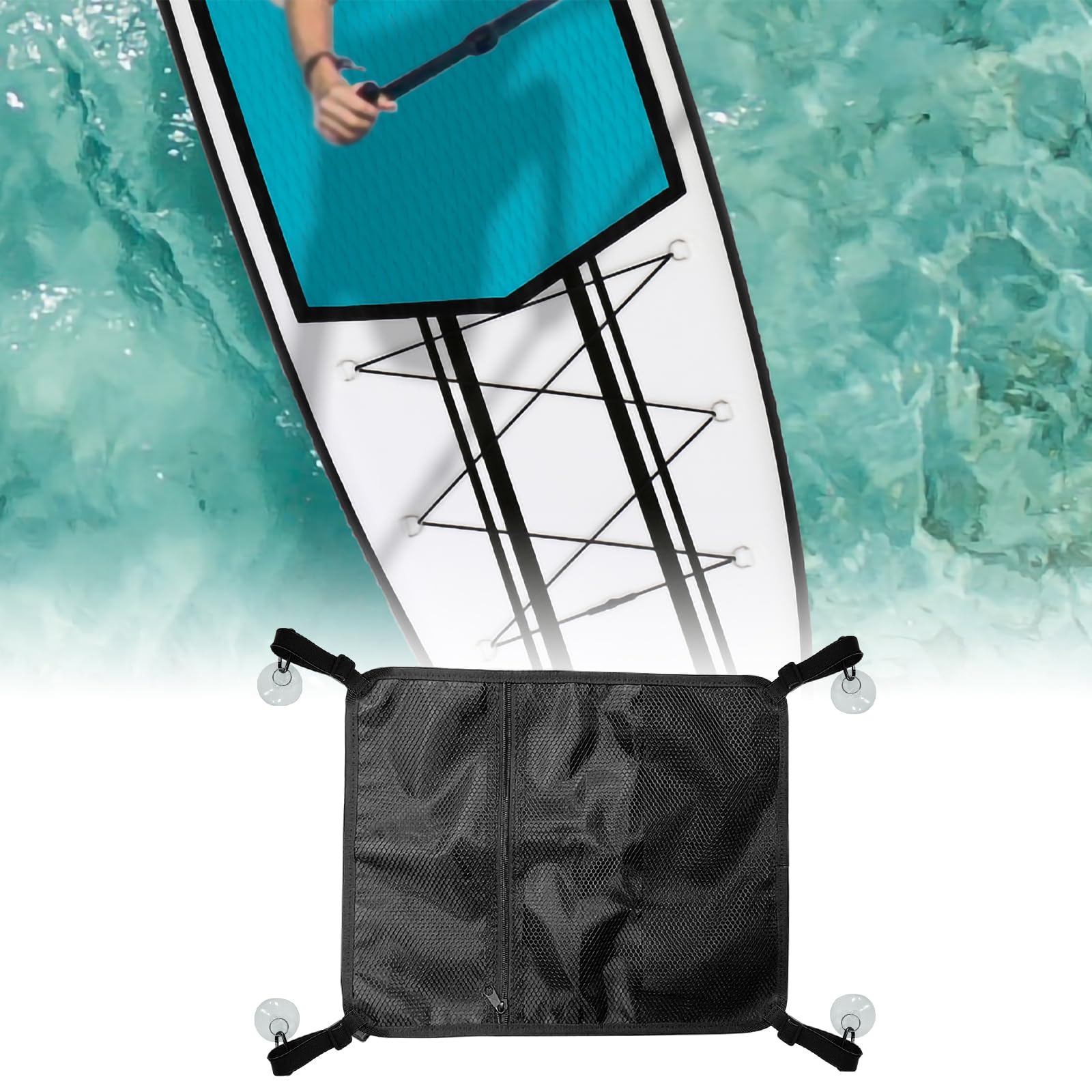 LIZHOUMIL Kayak Canoe Storage Bag, Kayak Canoe Dinghy Gear Accessories, Adjustable Buckle Strap Organizer, Storage Bag Under Kayak Seat for 並行輸入 LIZHOUMIL Kayak Canoe Storage Bag, Kayak Canoe Dinghy Gear Accessories,  Adjustable Buckle Strap Organizer, Storage Bag Under Kayak Seat for Water