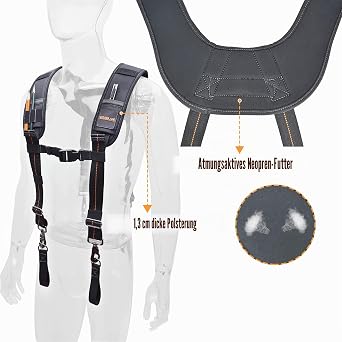 Tool Belt Suspenders Tool Bag Suspenders Pocket Suspenders Nail Bag Suspenders Tool Belt Suspenders for Men Tool Suspenders for Men