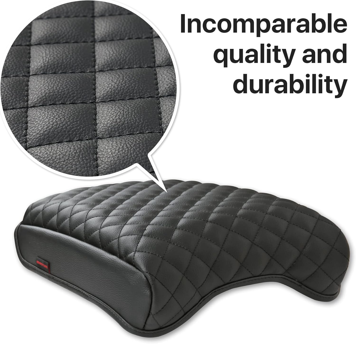 KMMOTORS MDX(2014~2020) Center Console Cover, Armrest Cushion, Vegan Leather, Car Accessories, Car Gadgets (MDX 2014~2020, Black)