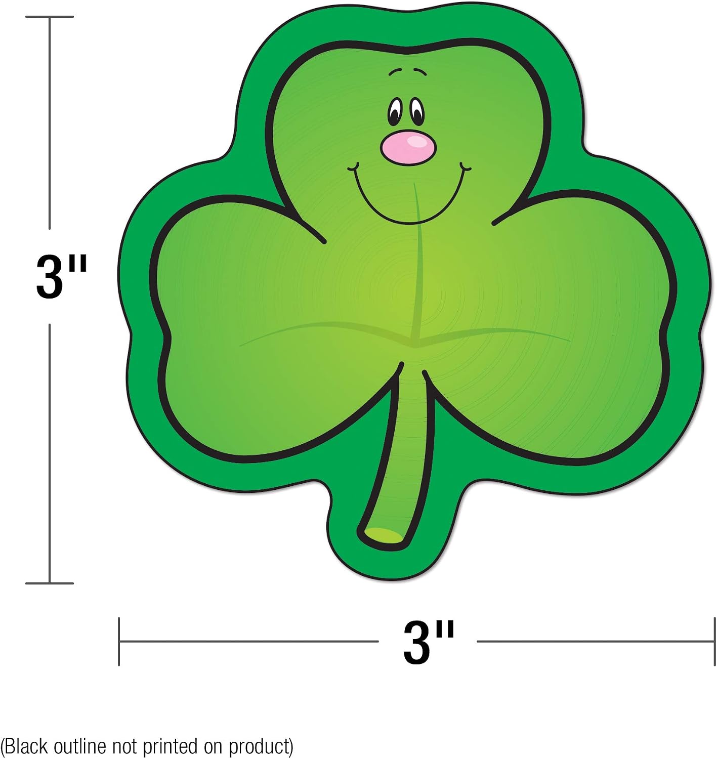 Carson Dellosa | Shamrocks Mini Cut-Outs | 3-inch x 3-inch, 36pcs