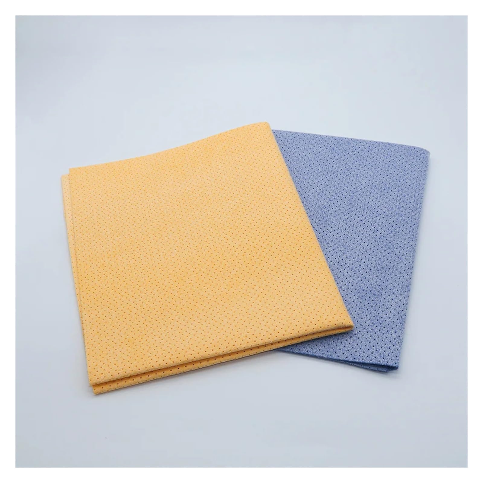 Paños de Limpieza for Detalles sin Pelusa, sin rayones, de Alta absorbencia, 50 * 40 cm(2pcs Orange Blue)