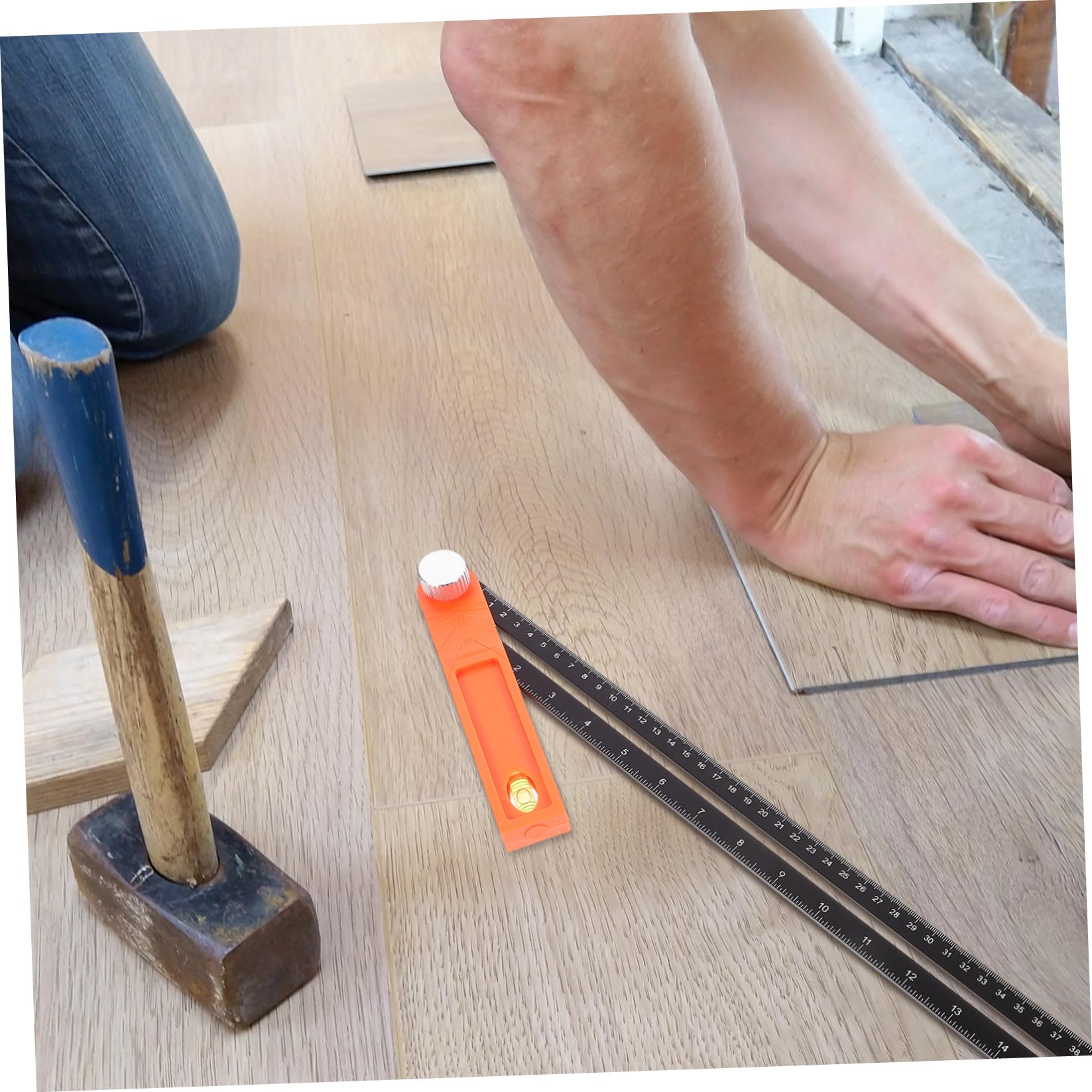 Gadpiparty 2pezzi Righello Angolare T-shape Per Del Strumento Misurazione Multi- Scale Doppie Architetti e Ingegneri