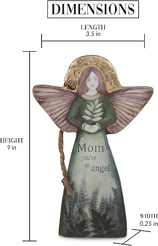 Miniatura 5 de Pavilion Gift Company Mom-Adorno de ángel de 5.5", multicolor