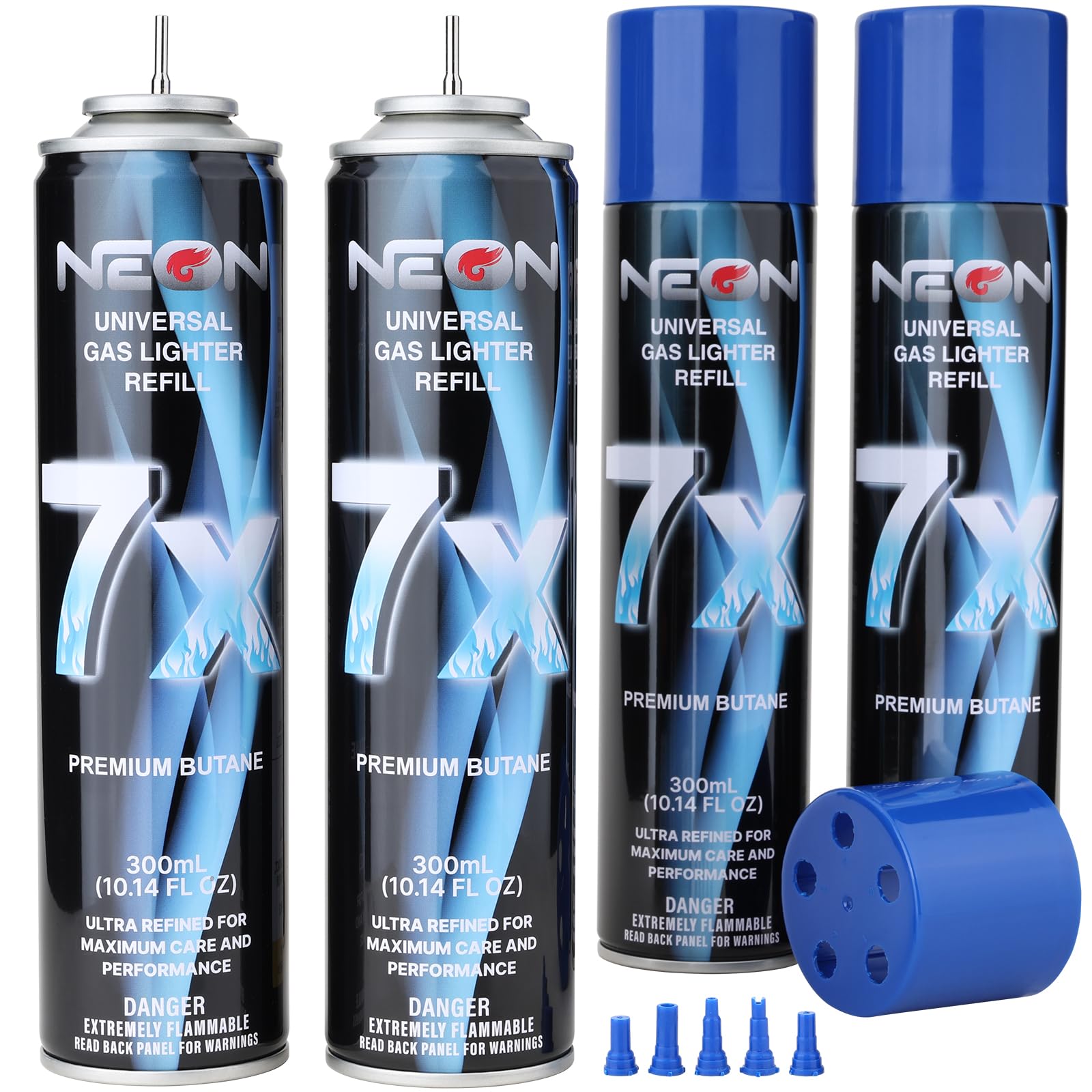 Amazon.com: NEON Butane Refill, 300ml 7X Filtered Premium Butane
