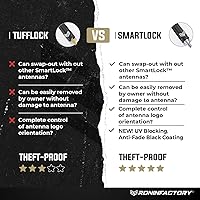 Vista 2 de Antena diseño de proyectil para camionetas Dodge RAM y Ford F150 Raptor.