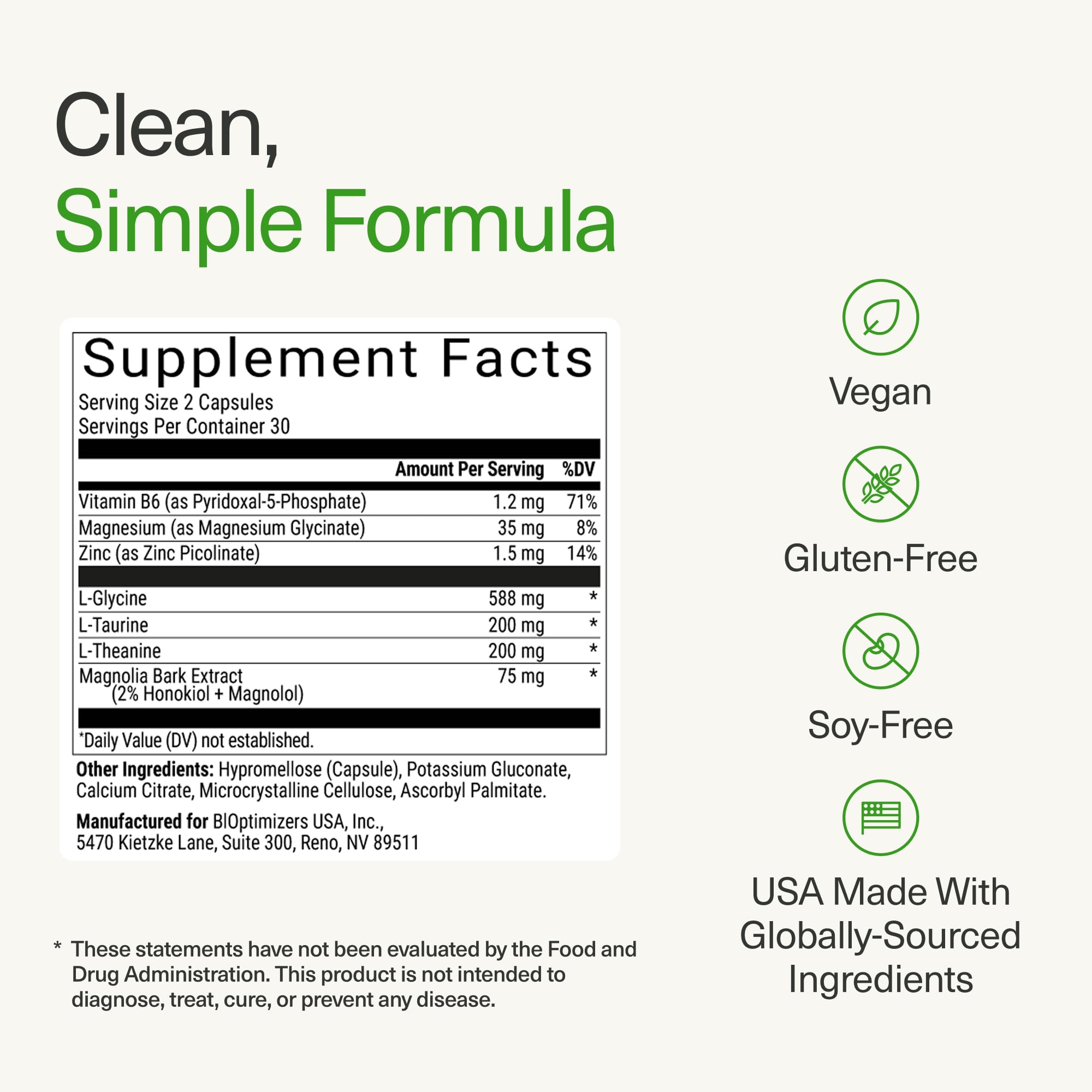 BIOptimizers Sleep Breakthrough, Calming Relief Aid for Adultst 60 Capsules — Amazon image 9