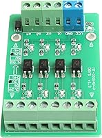 Vista 6 de NOYITO Módulo aislador fotoeléctrico optoacoplador de 4 canales Módulo convertidor de voltaje de nivel Módulo convertidor de señal PLC PNP NPN a NPN