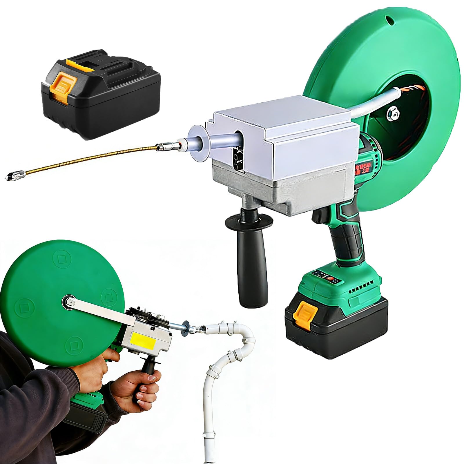 Enfileur de fil électrique haute vitesse 40 m/min pour murs et gaines