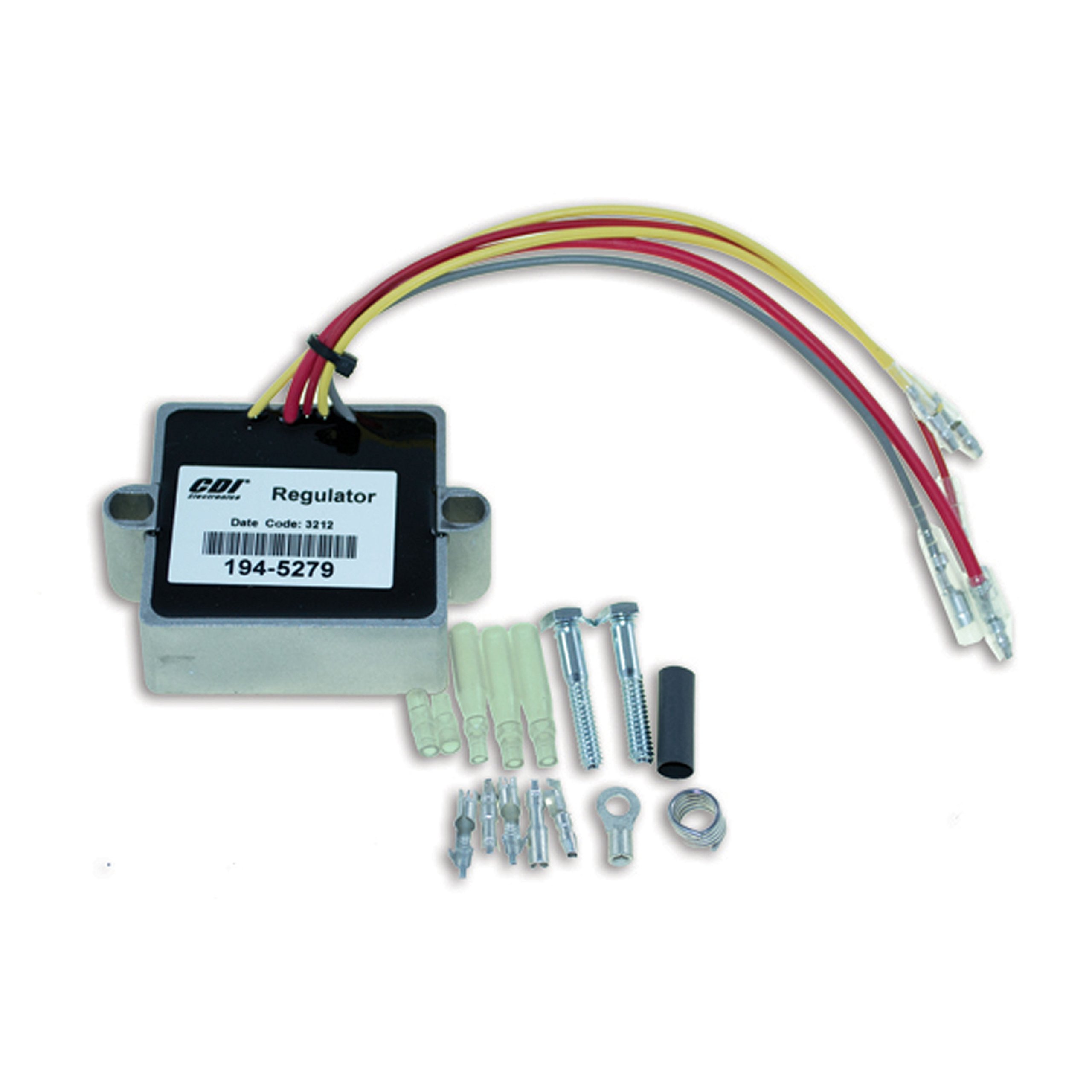 Amazon.com: CDI Electronics 194-5279 Mercury/Mariner Voltage Regulator -  2/3/4/6 Cyl (1989-2006) : Automotive