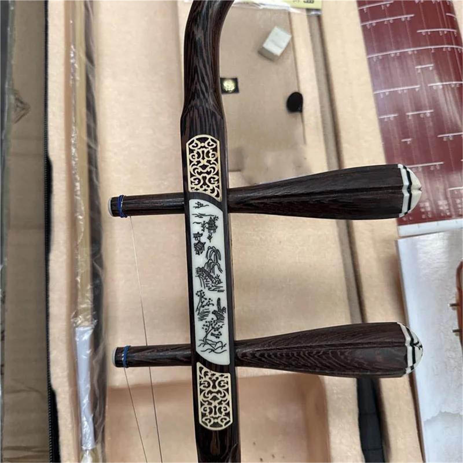 Dorosłych Erhu Tradycyjna Drewniana Gra Erhu