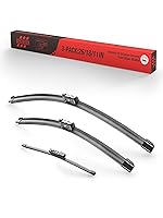 Vista 18 de Paquete de 2 escobillas limpiaparabrisas de silicona de 20"+20" pulgadas de repuesto para Ford Explorer 2010-2005 F150 F-150 F250 F350 Serie F Honda