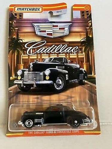 DieCast Matchbox 1941 Cadi-llac Series 62 Convertible Coupé (negro) 612