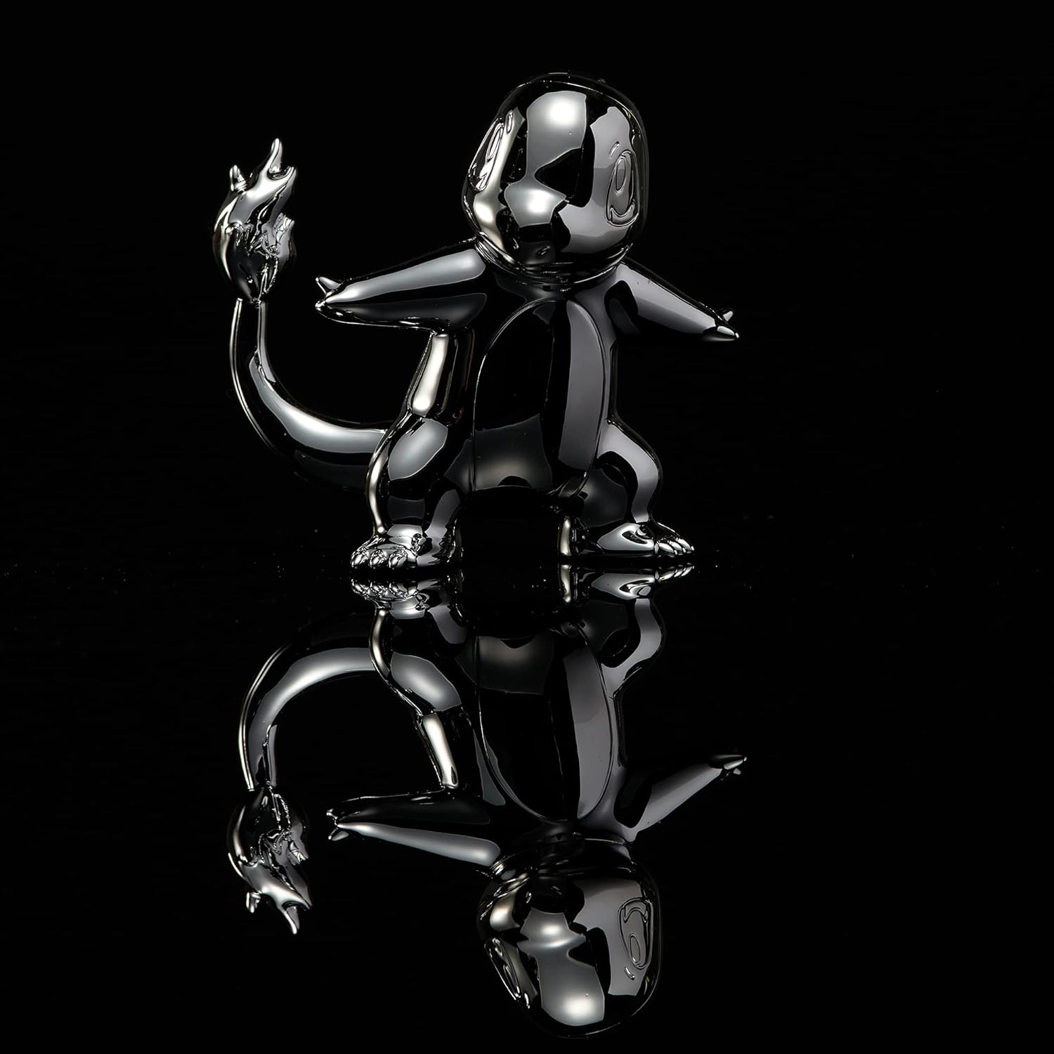 Jazwares Pokemon 25th Celebration 3-inch Silver Charmander Figure Fan Must Have Toy - Officially Licensed 25th Anniversary Product from