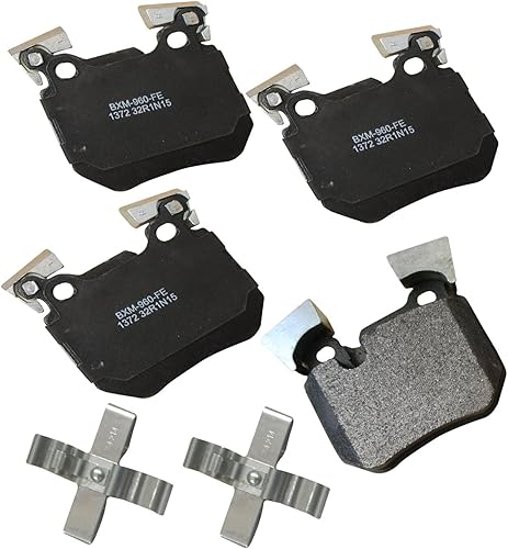 Vista 322 de Bendix Premium SBM8 - Pastillas de freno semimetálicas Premium para modelos seleccionados Buick Special, Camaro, Corvette, Phaeton, Olds F85, Vista