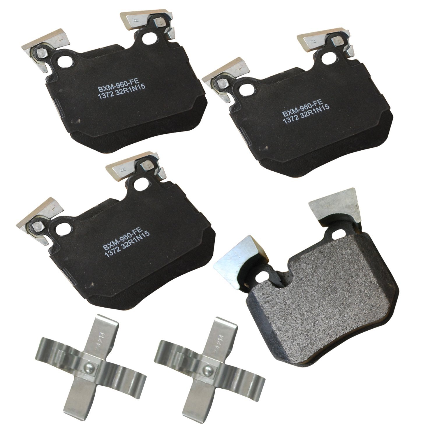 Bendix Premium SBM1372 Semi-Metallic Rear Brake Pads for BMW 135i 2013-2008, 135is 2013