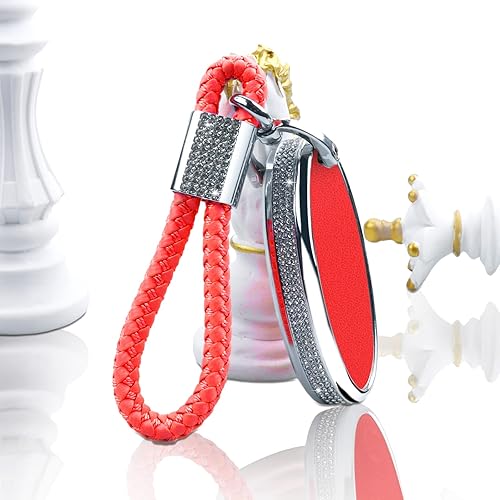 Compatible con funda para llavero Nissan con llavero, Rojo -