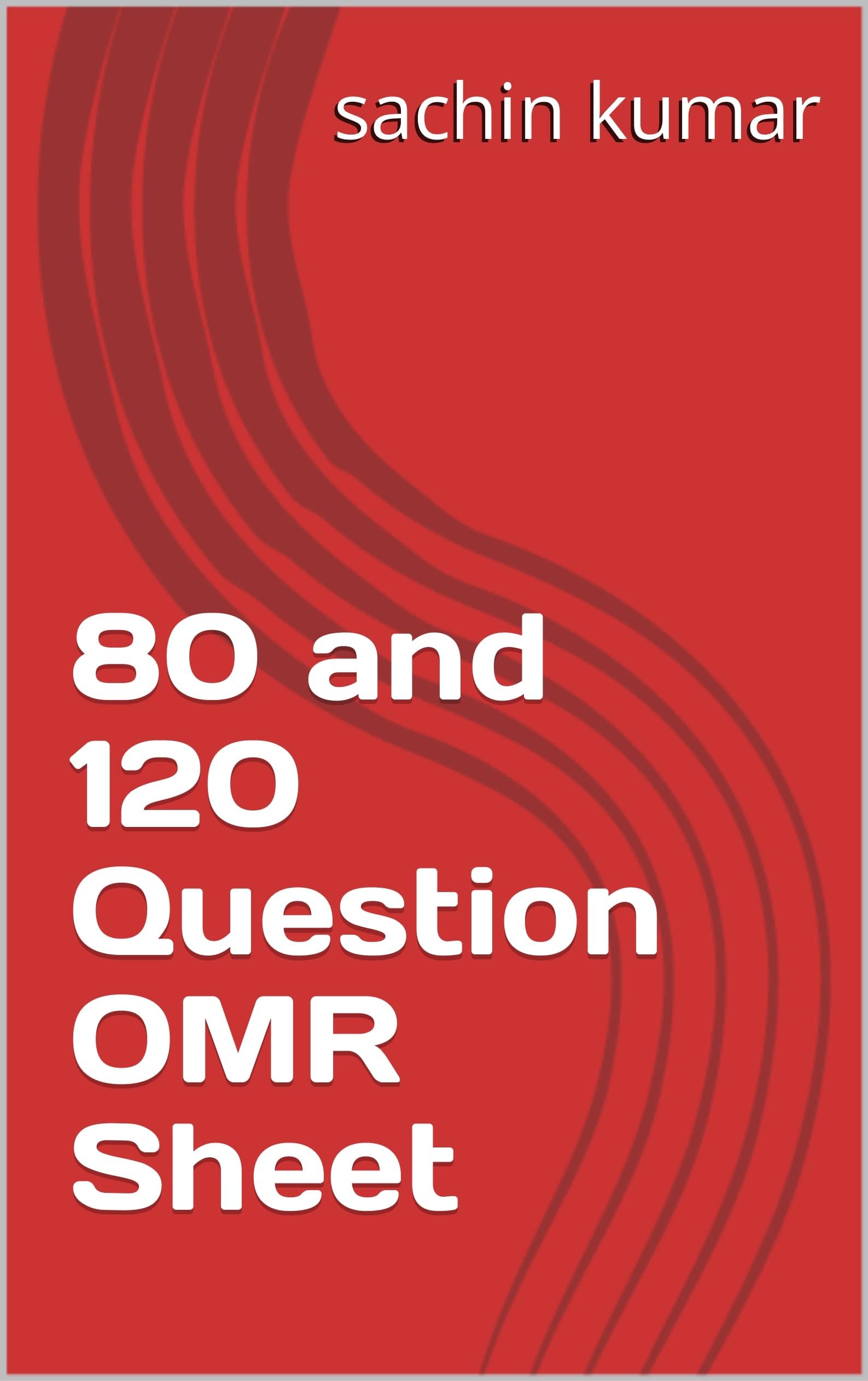 80 and 120 Question OMR Sheet