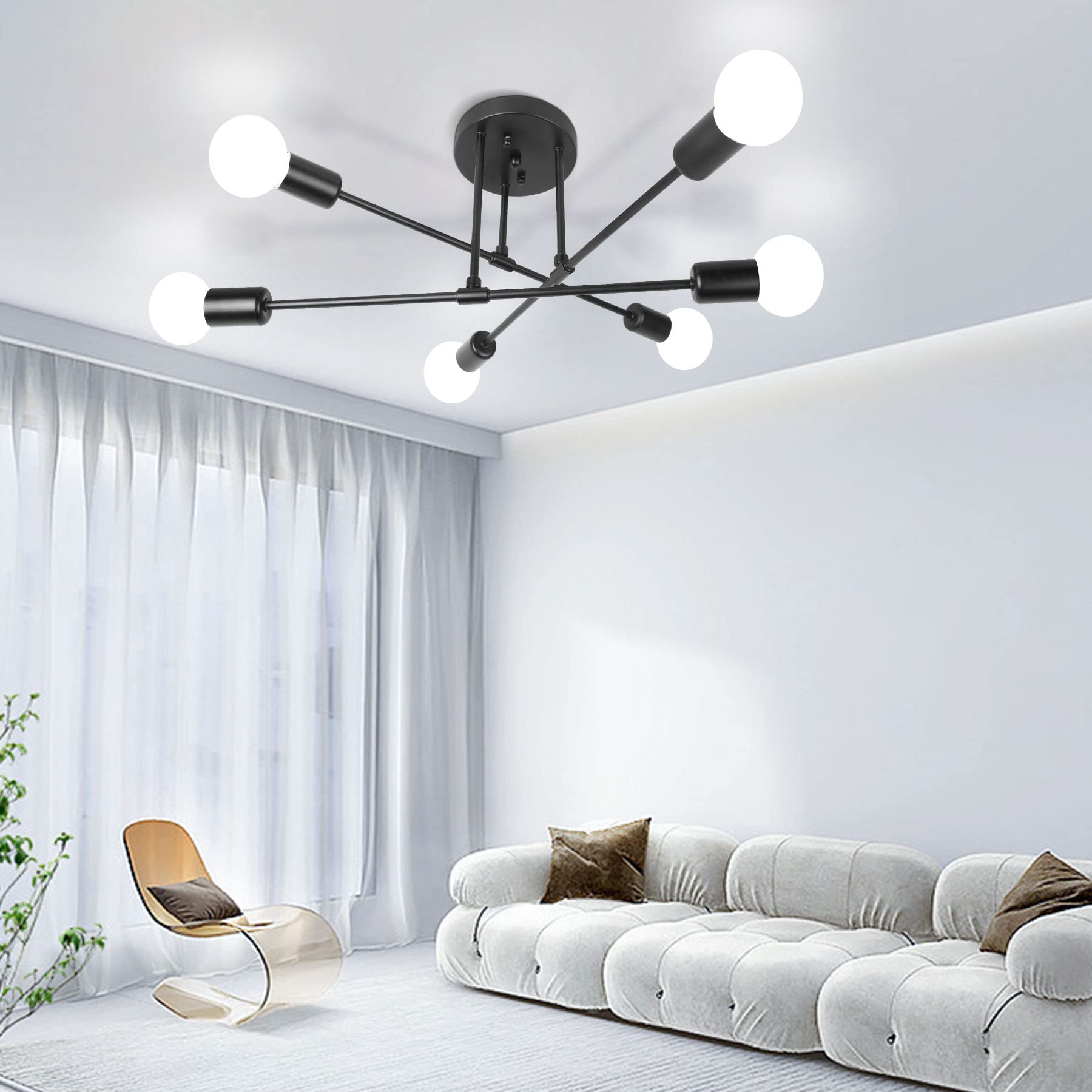 Photo 1 of Modern Sputnik Chandelier Ceiling Light Fixture(reference photo)