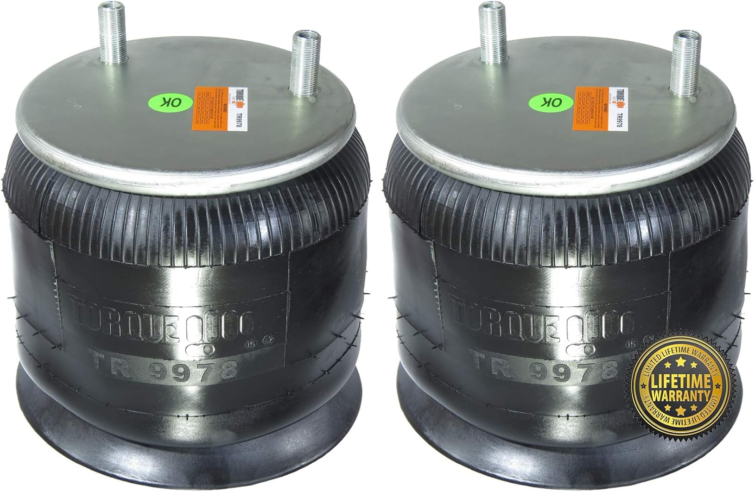 Buy 2 pack of TORQUE Trailer Air Spring Bag Replaces Firestone 9978