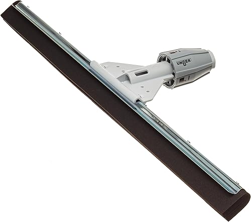Miniatura 2 de Unger Limpiador comercial SmartFit™ WaterWand™ de 30 pulgadas con mango de aluminio de 53 pulgadas, ideal para eliminar el agua y la suciedad de