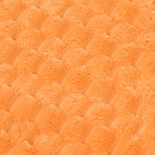 Vista 57 de Vessia Manta de franela de forro polar, 300GSM, acogedora manta a rayas verde salvia para sofá, cama y sofá, cálida y suave, acogedora manta